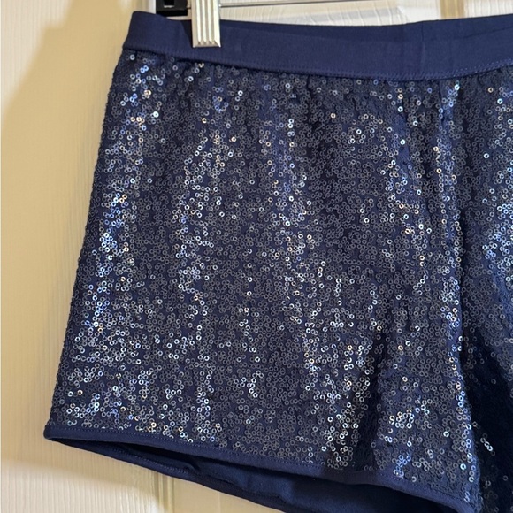 Aerie Navy Sequin Shorts - Picture 2 of 8